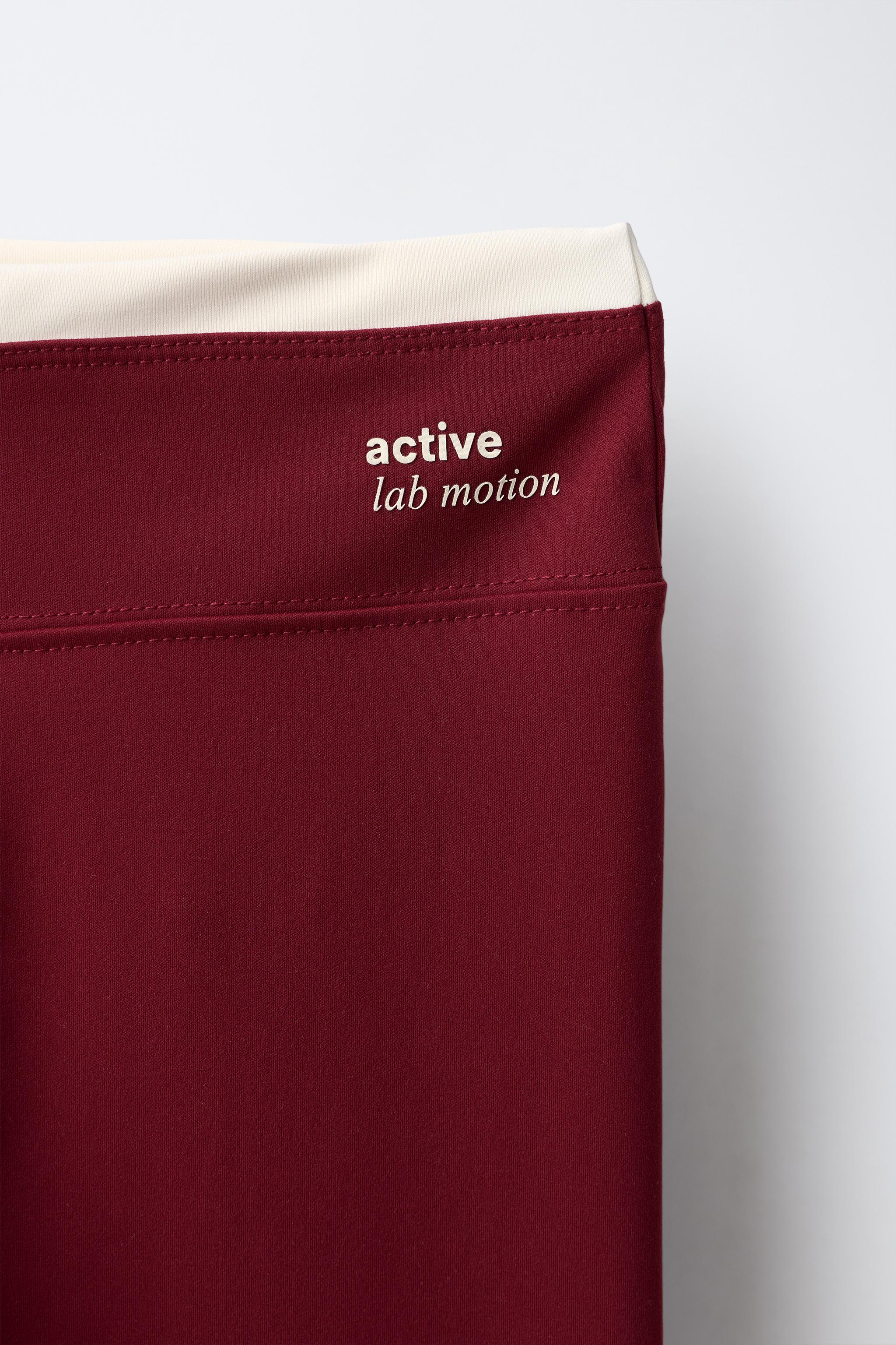 SPORTY CONTRAST PIPING LEGGINGS